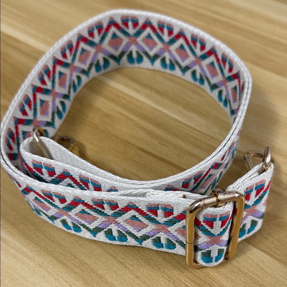 Colorful Geometric Pattern Bag Strap - Picture 3 of 4